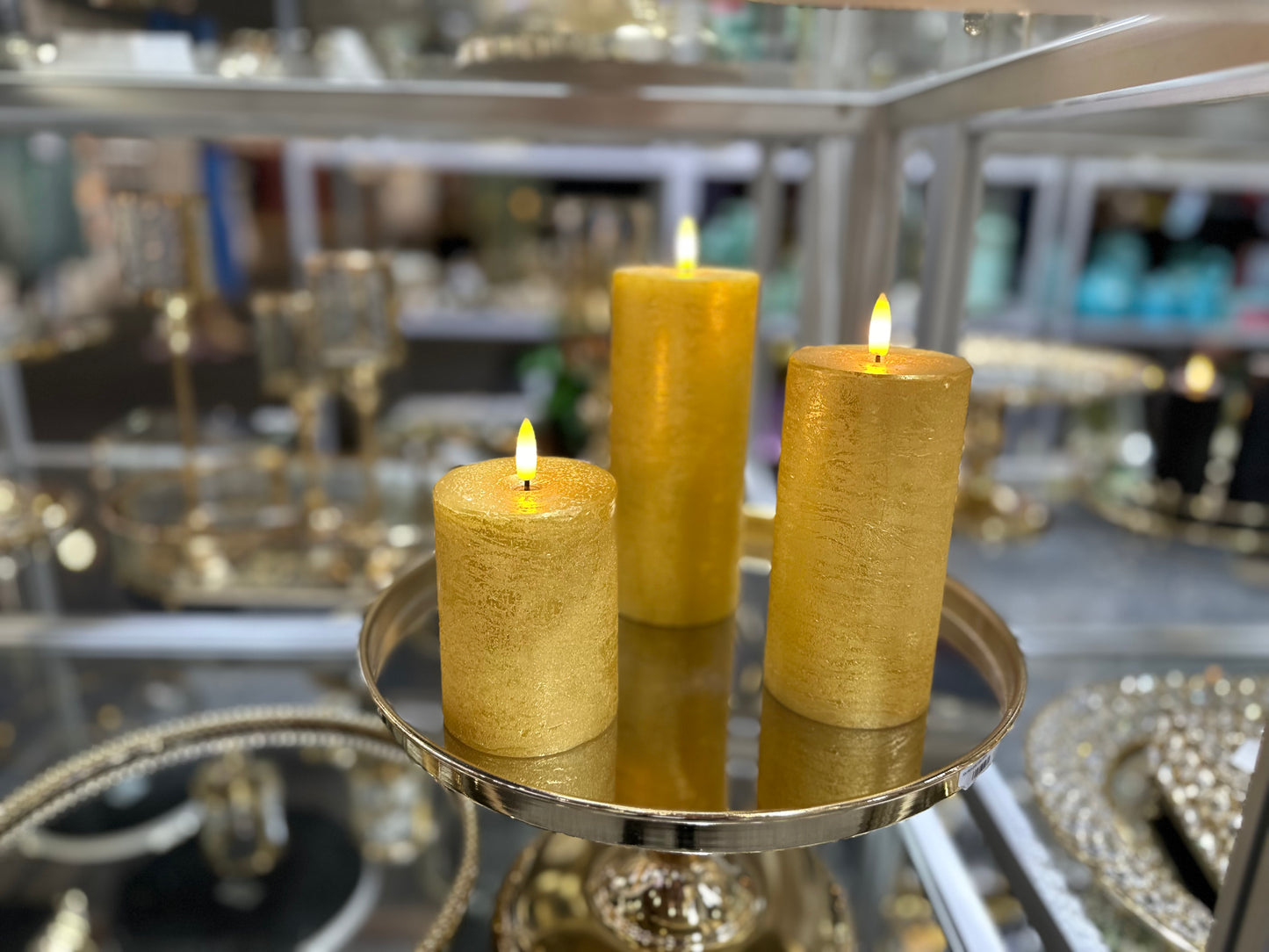 GOLD LED CANDLES