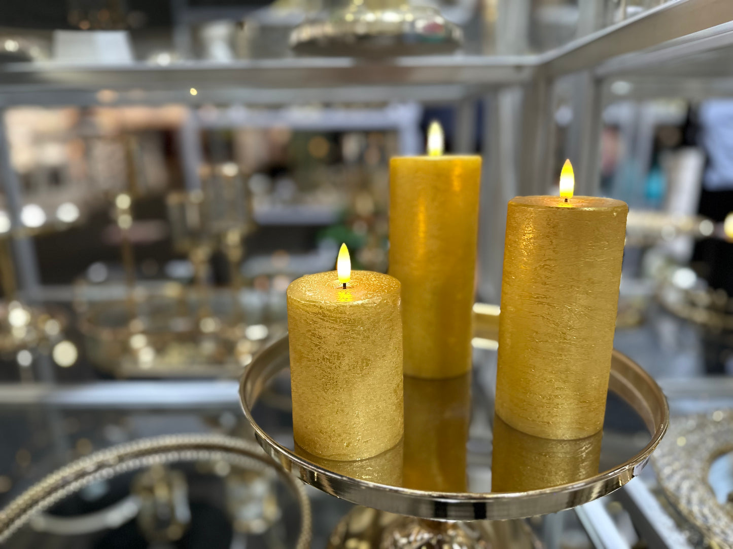 GOLD LED CANDLES