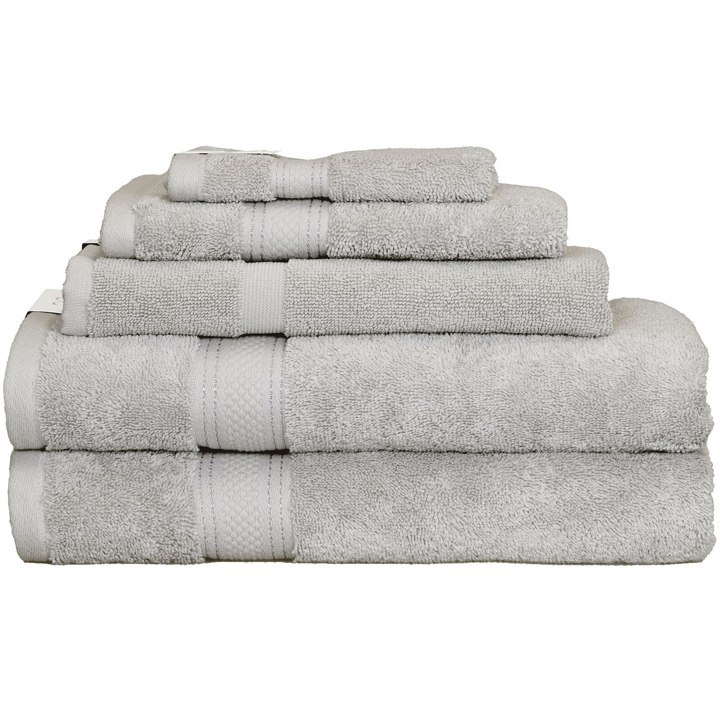 ALGODON "St Regis Collection" TOWEL PACK - 5PC - Silver