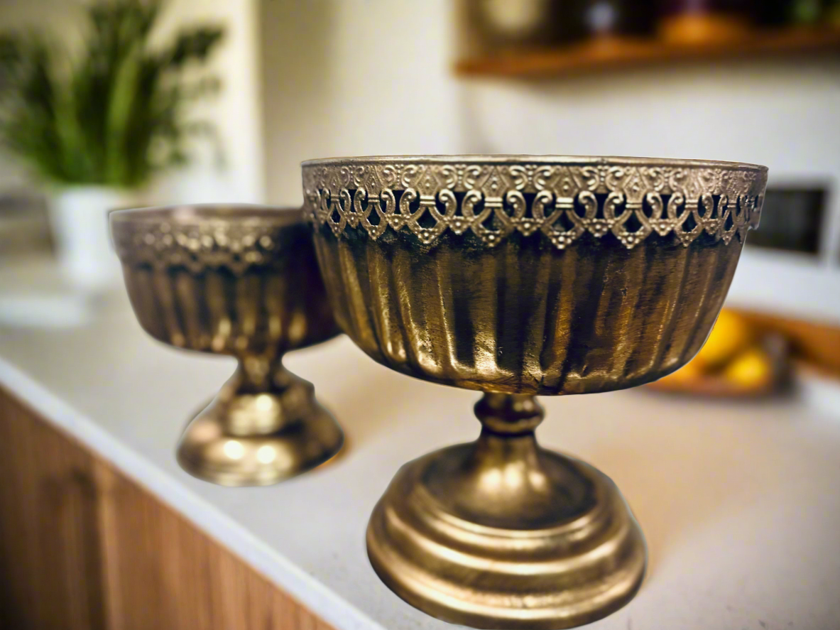 Metal Vase Golden LARGE