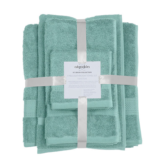 ALGODON "St Regis Collection" TOWEL PACK - 7 PC MARINE