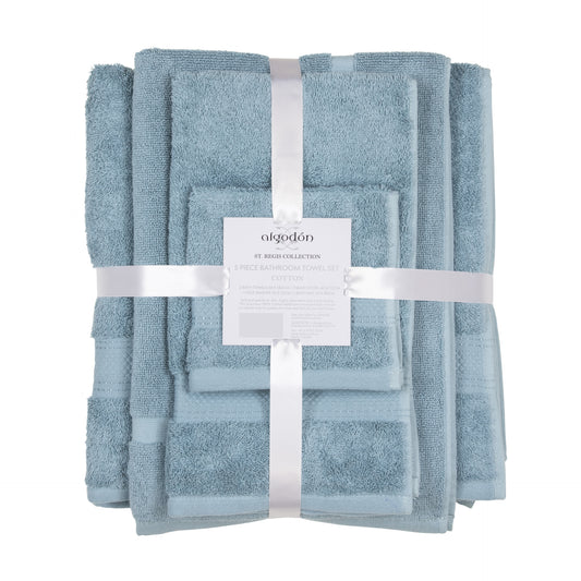 ALGODON "St Regis Collection" TOWEL PACK - 5PC - Mist