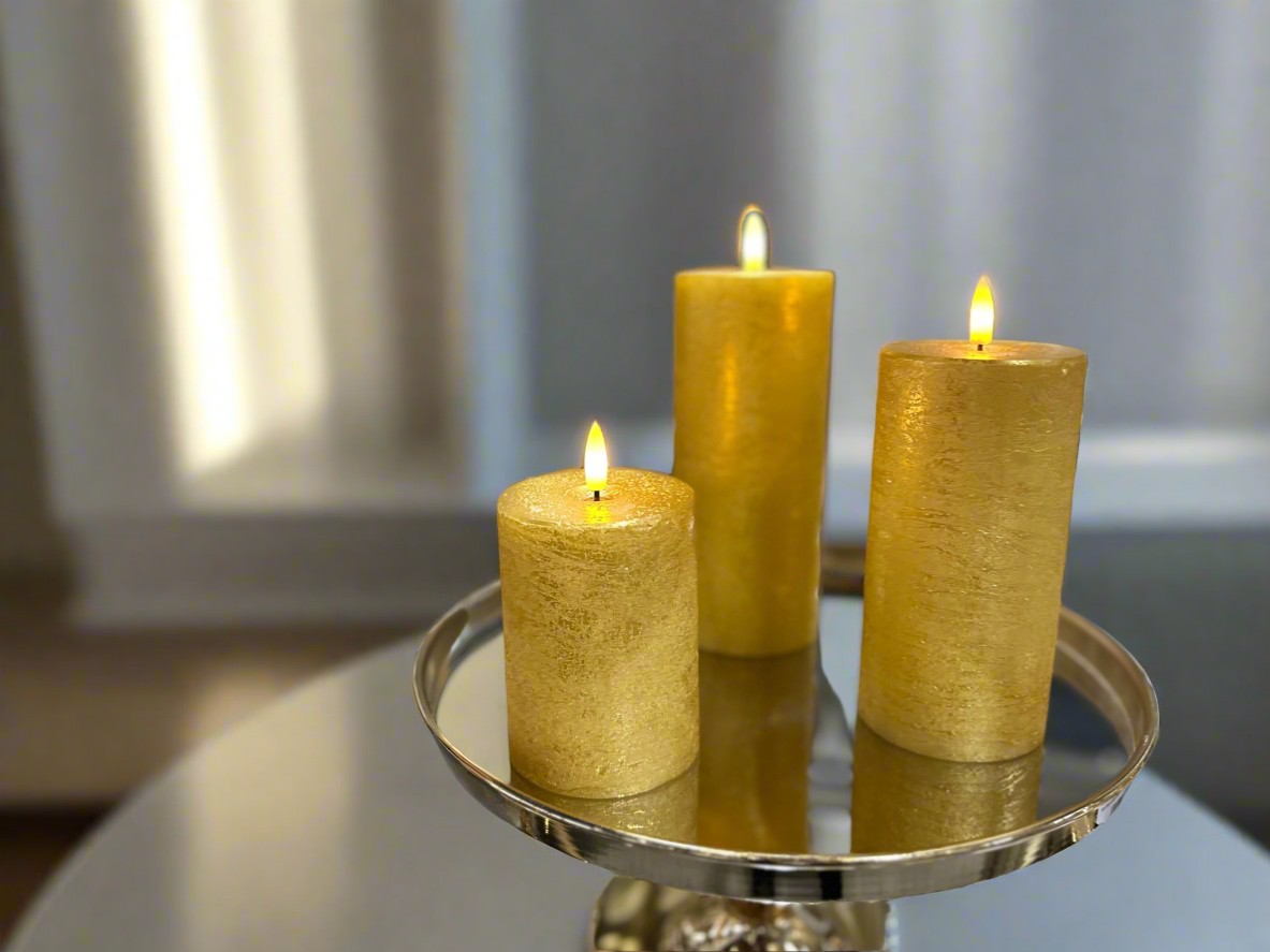 GOLD LED CANDLES