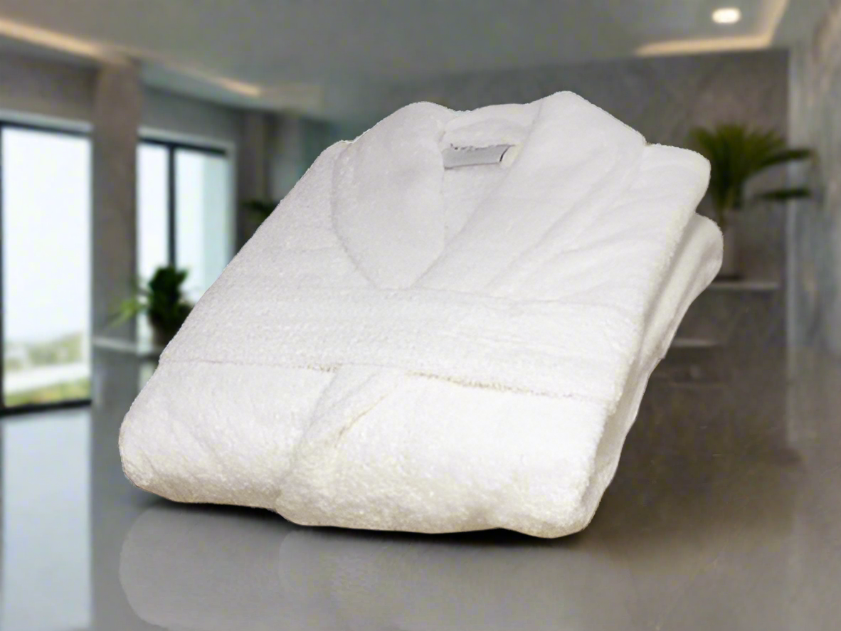 100% Cotton Terry Bathrobe ( Unisex )