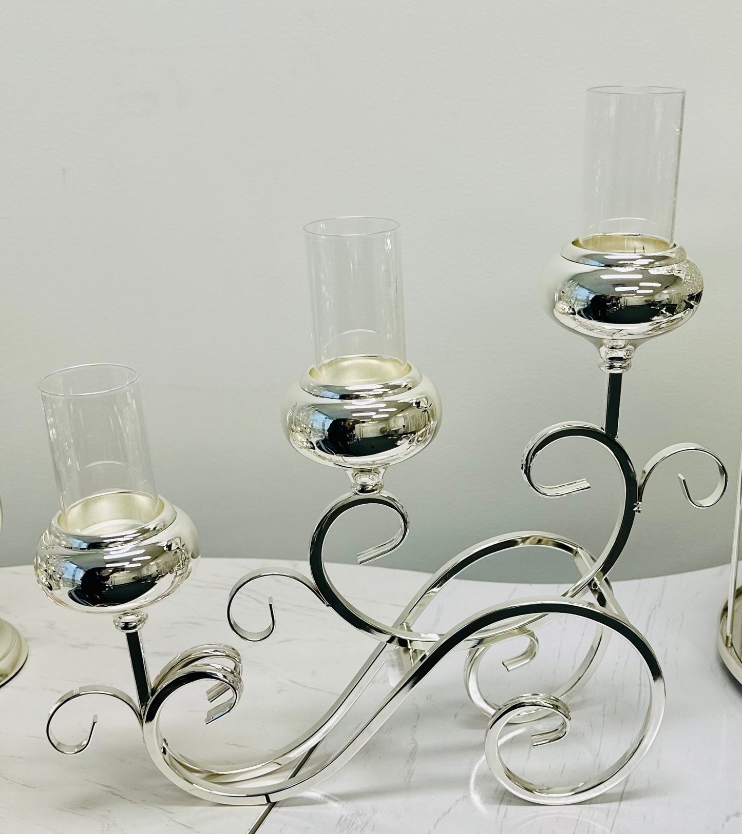 Silver Candle Holder