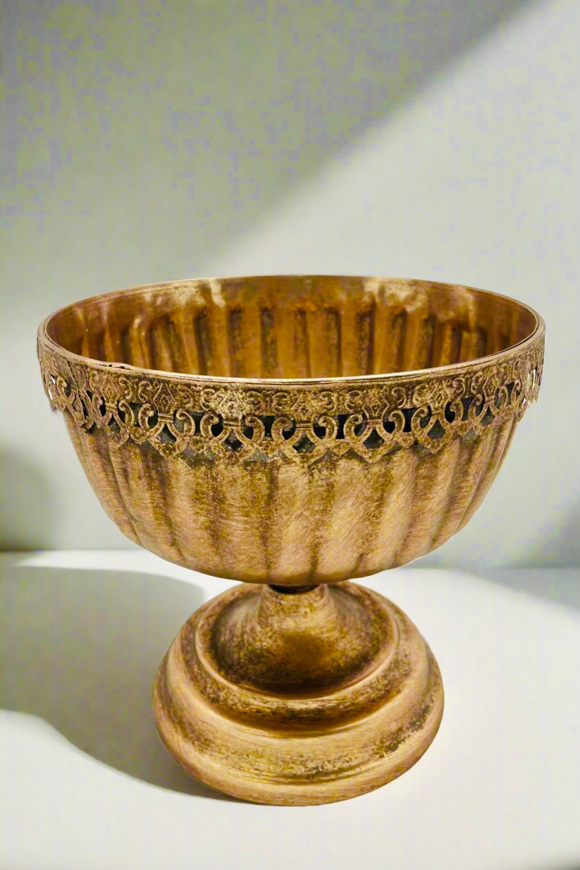 Metal Vase Golden LARGE