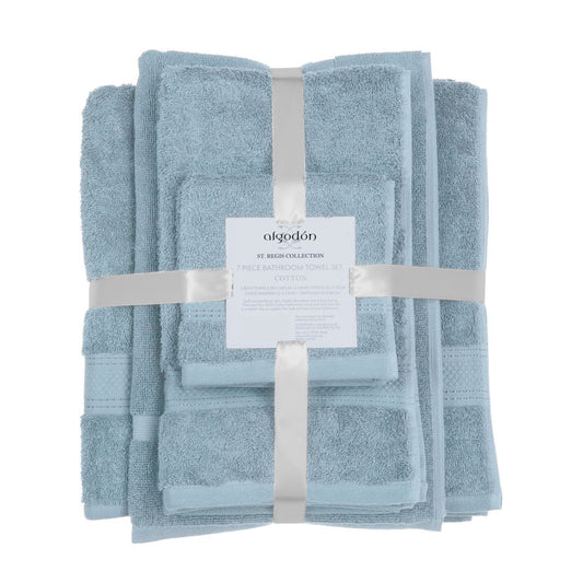 ALGODON "St Regis Collection" TOWEL PACK - 7 PC MIST