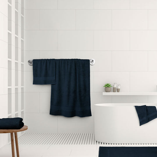 ALGODON "St Regis Collection" TOWEL PACK - 5PC - NAVY