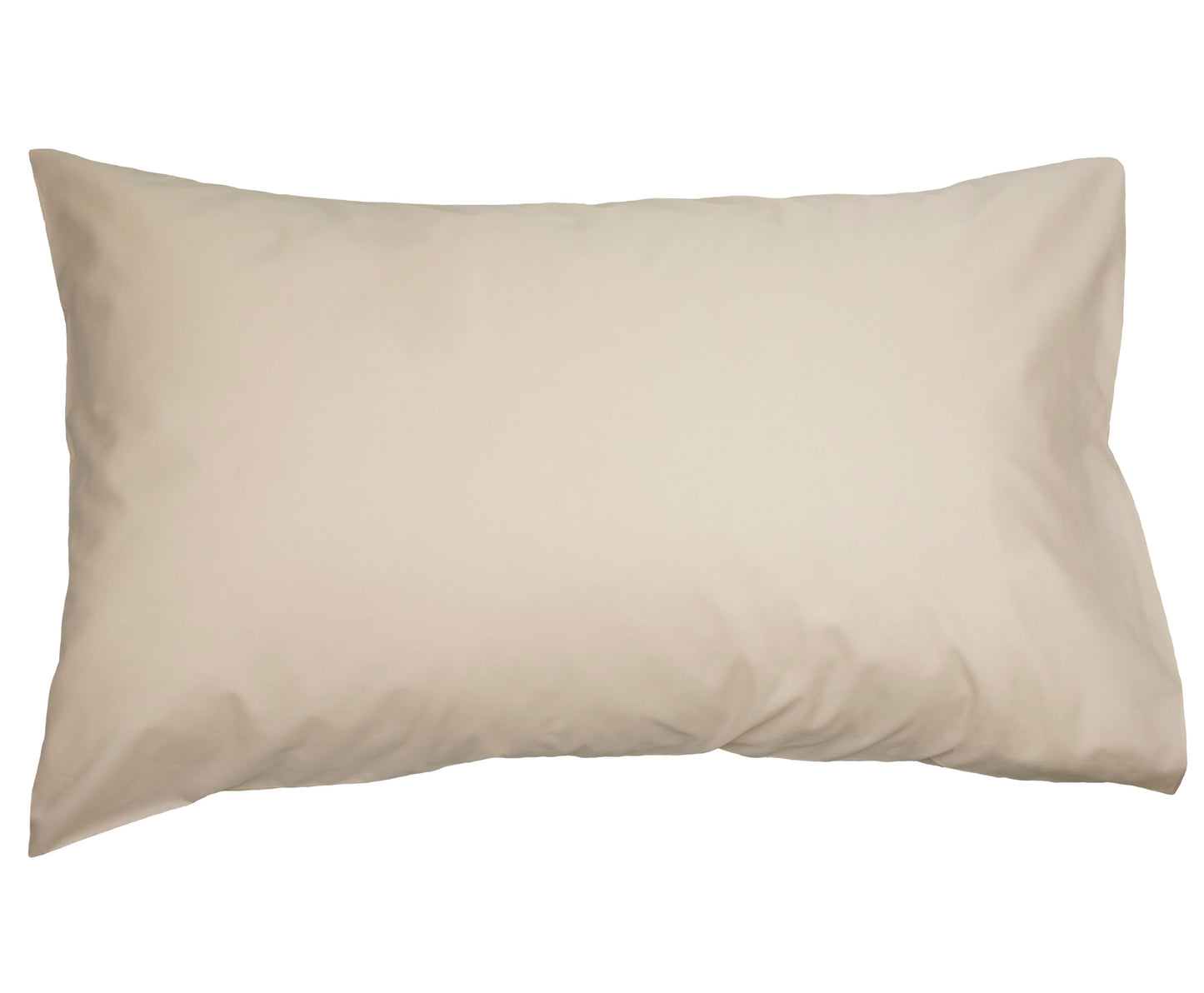 ALGODON "300TC Cotton" TWIN PACK PILLOWCASE STONE