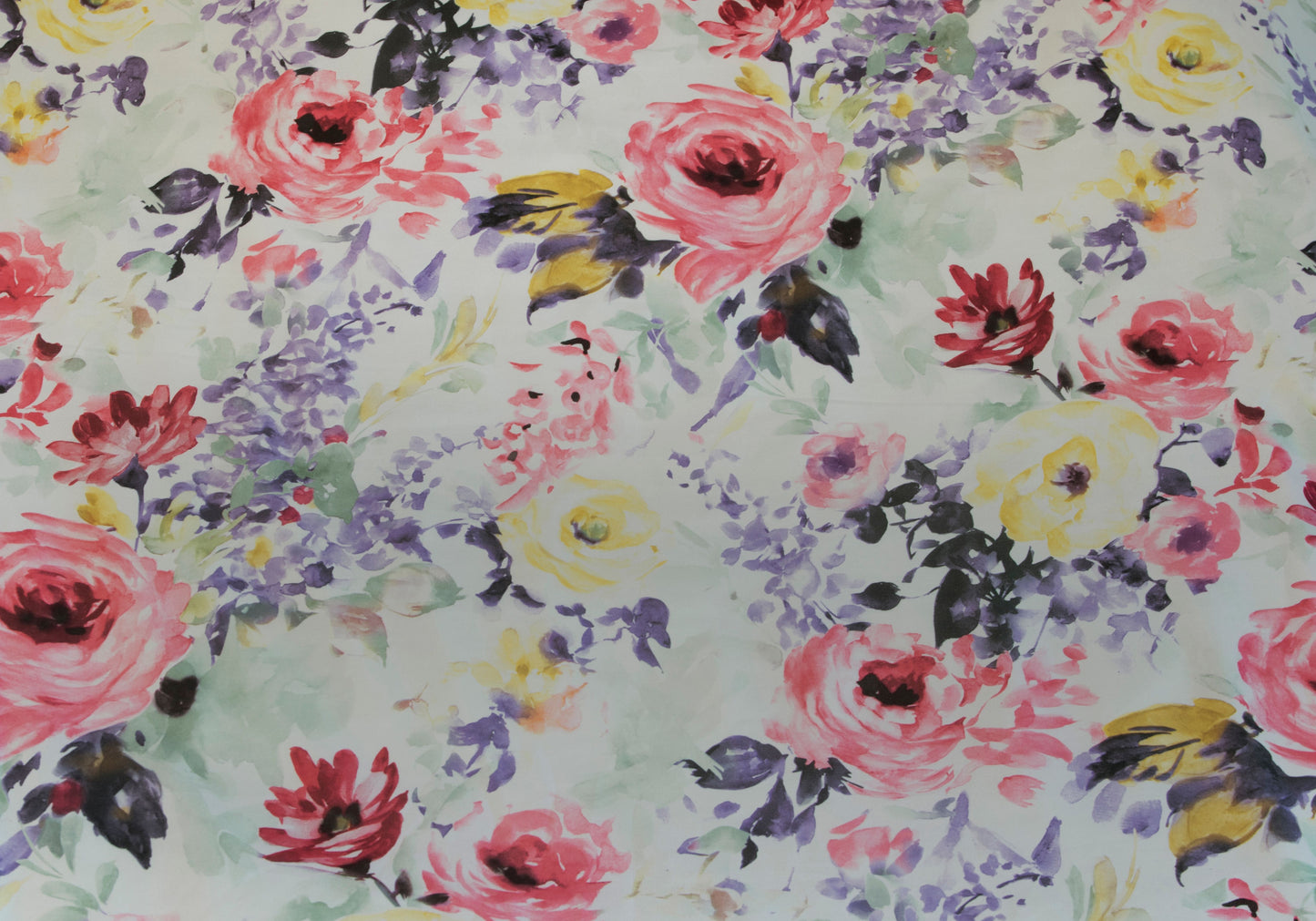 ARDOR BOUDOIR "Holly" PRINTED FLORAL QUILT COVER SET