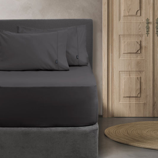 1000TC Fitted COMBO SHEET SET CHARCOAL