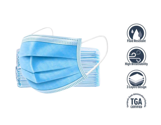 Disposable 3 Ply Face Mask