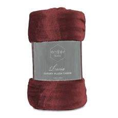 ARDOR BOUDOIR "Lucia" LUXURY VELVET PLUSH THROW ( JARRAH )