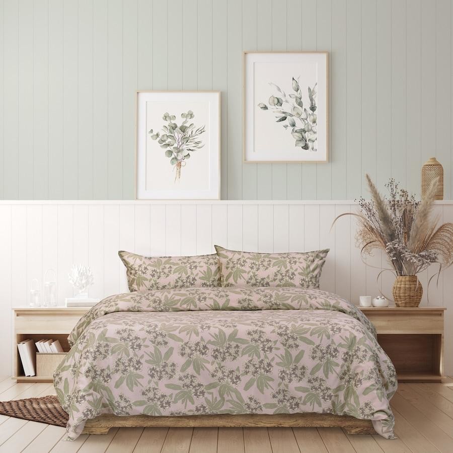 Ardor Boudoir Jasmine Cotton 250TC Quilt Cover Set