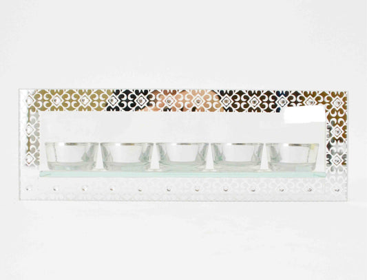 5 Tealight Holder Glass Set