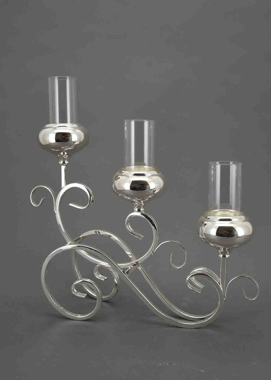 Silver Candle Holder