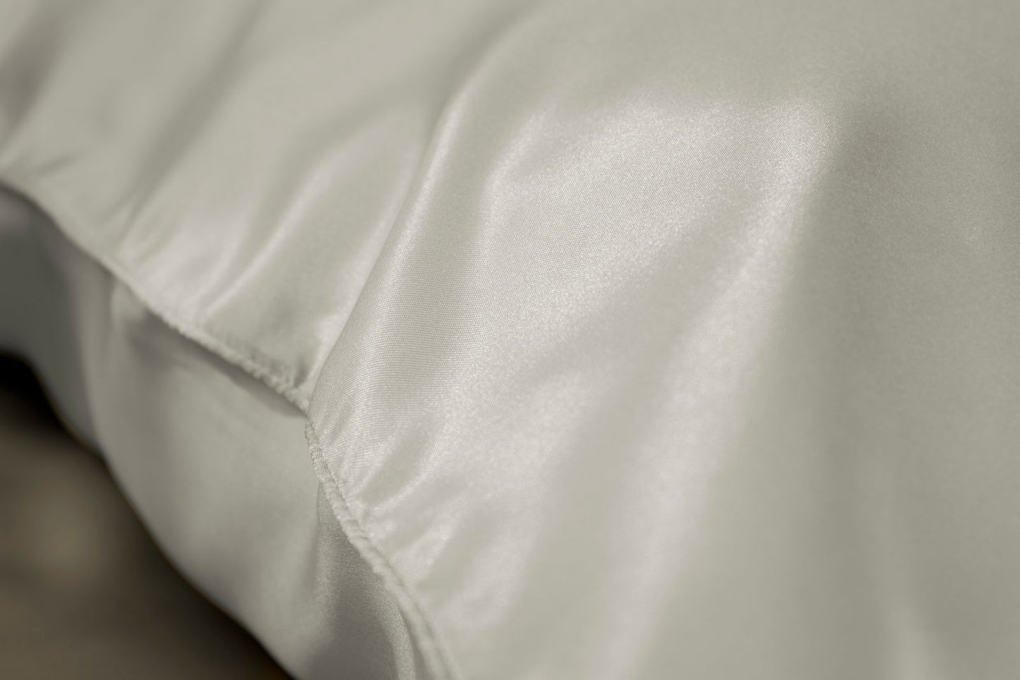 ARDOR "Silver Nights" SILK PILLOWCASE SILVER