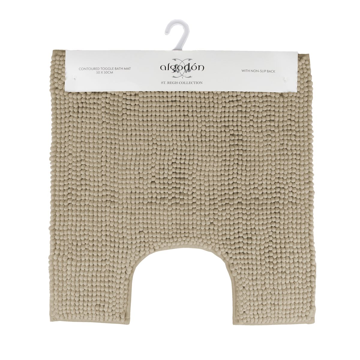 ALGODON "Toggle" CONTOURED BATH MAT