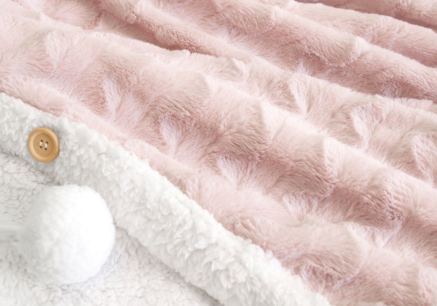 ARDOR Ohio HOODED SNUGGLE FAUX FUR BLANKET